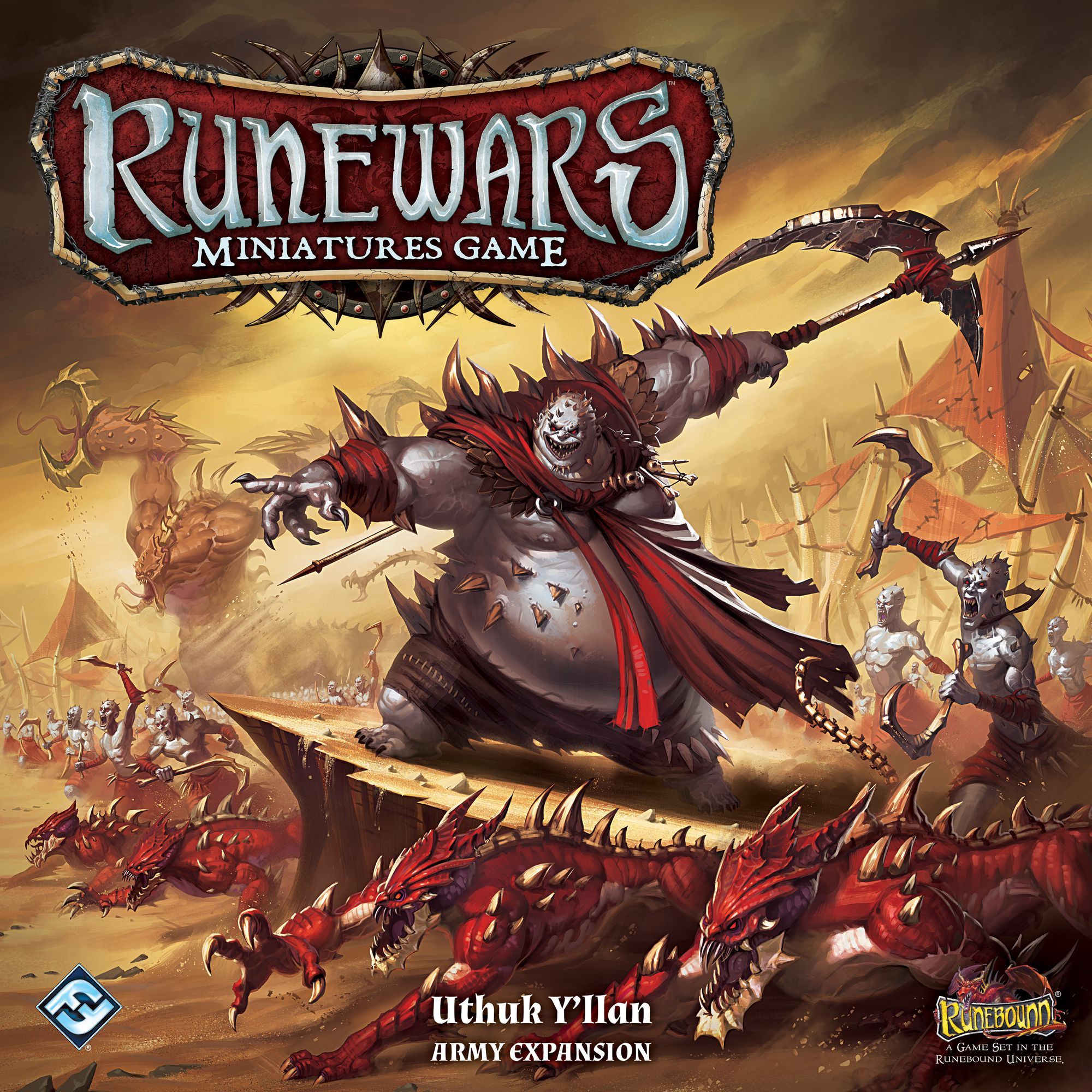 Portada de Runewars El Juego de Miniaturas: Uthuk Y'llan – Expansión de Ejército