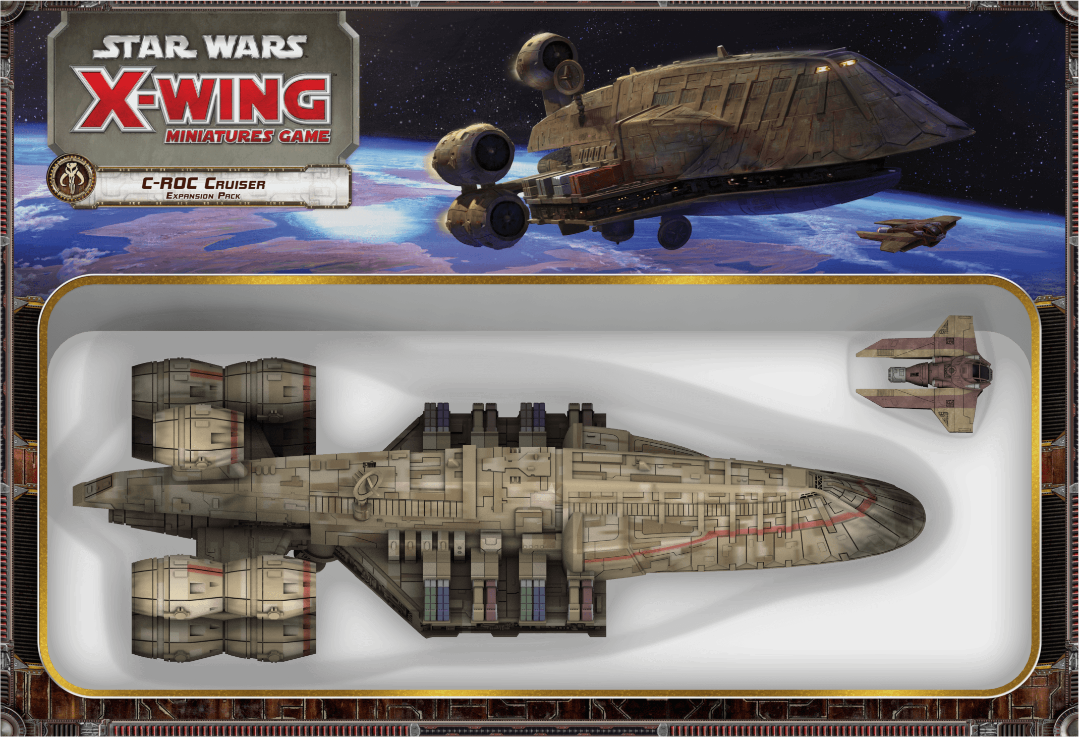 Portada de Star Wars X-Wing: El juego de miniaturas – Crucero C-ROC – Pack de Expansión