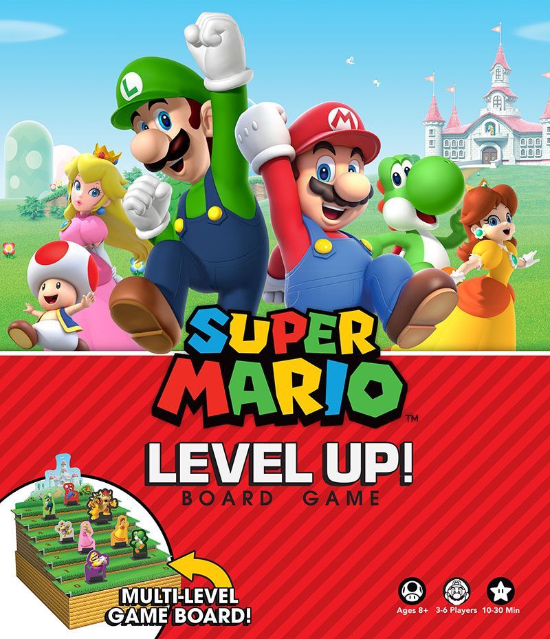 Portada de Super Mario: Level Up! Board Game