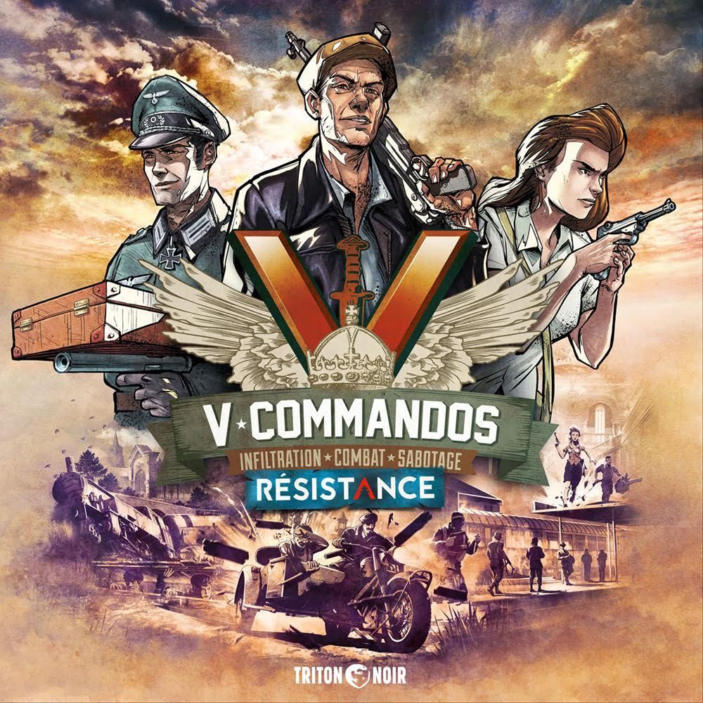 Portada de V-Commandos: Résistance