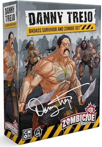 Portada de Zombicide (Segunda Edición): Danny Trejo – Badass Survivor and Zombie Set