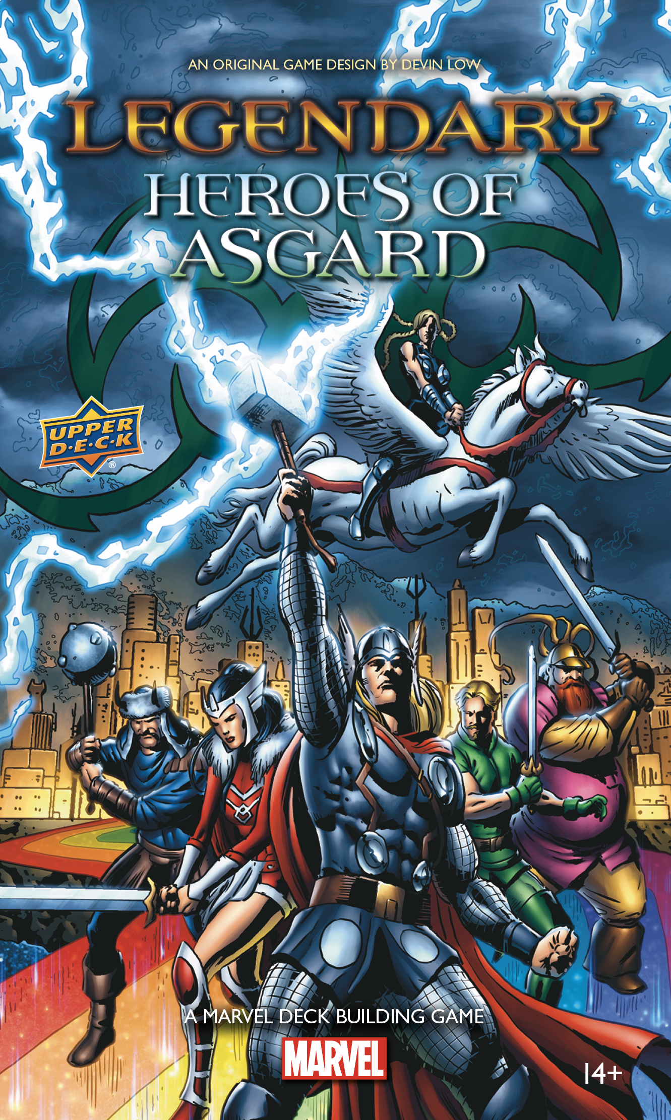 Portada de Legendary: A Marvel Deck Building Game – Heroes of Asgard