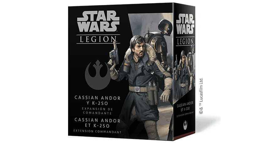 Portada de Star Wars: Legion – Cassian Andor Y K-2SO