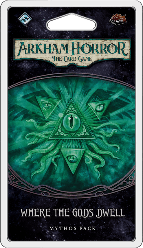 Portada de Arkham Horror: El Juego de Cartas – Donde Moran los Dioses: Pack de Mitos