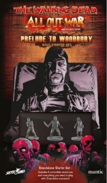 Portada de The Walking Dead: All Out War – Prelude to Woodbury Solo Starter Set