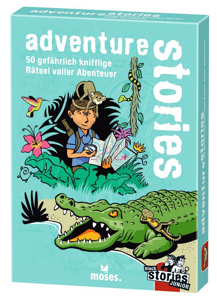 Portada de Black Stories Junior: Adventure Stories
