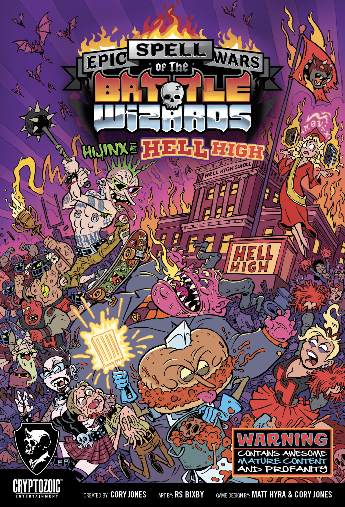 Portada de Epic Spell Wars of the Battle Wizards: Hijinx at Hell High