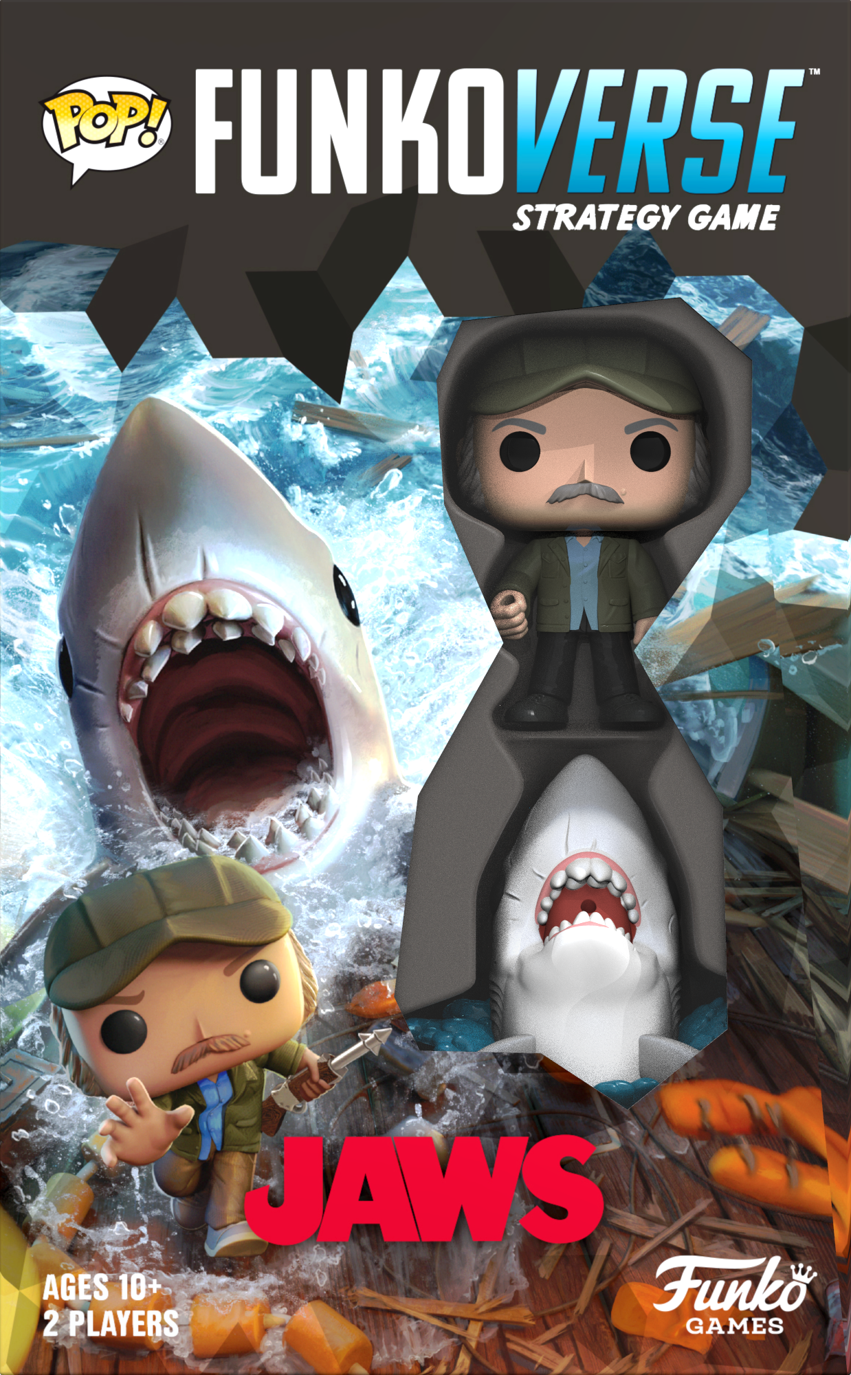 Portada de Funkoverse Strategy Game: Jaws 100