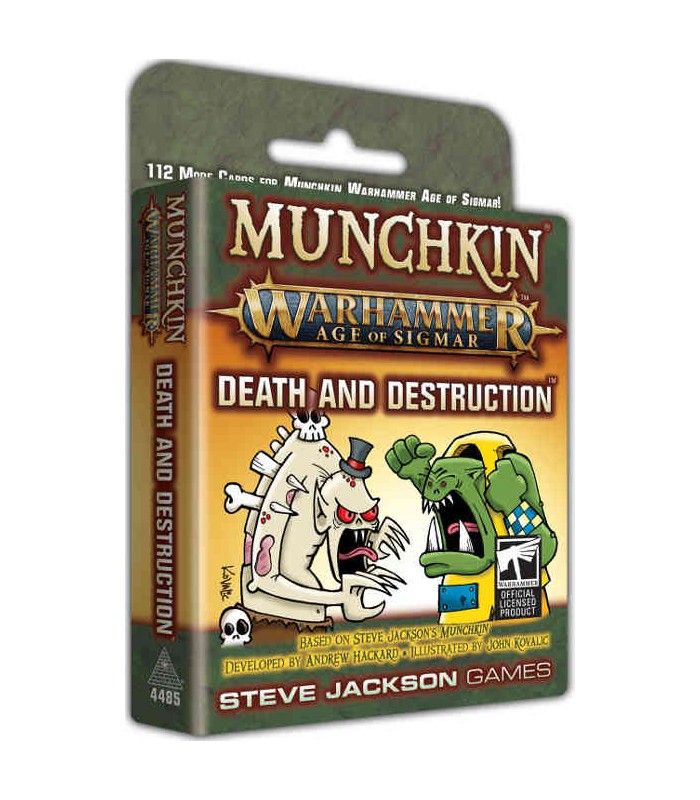 Portada de Munchkin Warhammer: Age of Sigmar – Death and Destruction