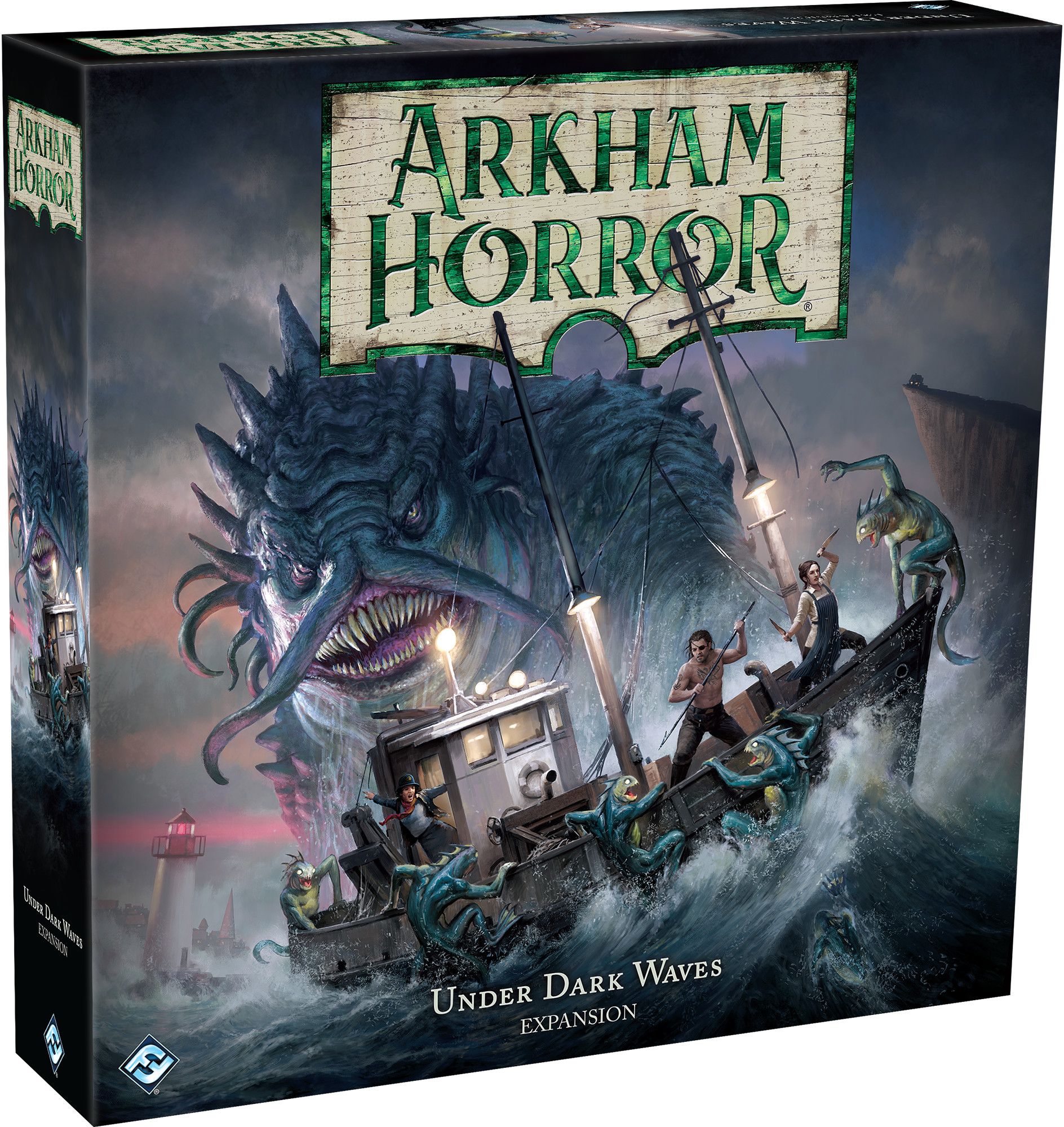 Portada de Arkham Horror (Tercera edición): Mareas tenebrosas