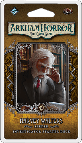 Portada de Arkham Horror: El Juego de Cartas – Harvey Walters: Mazo Inicial de Investigador