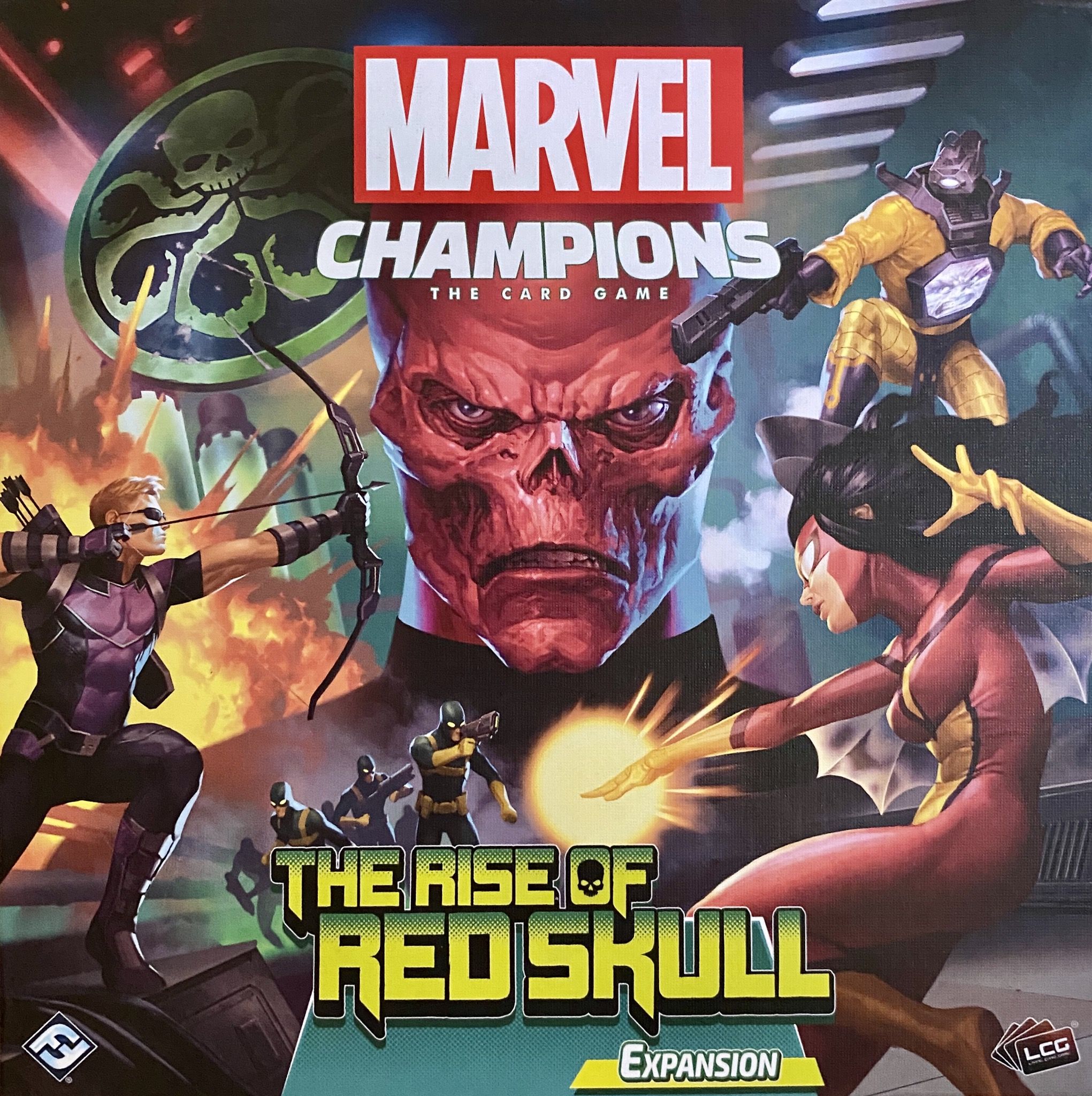 Portada de Marvel Champions: El Juego de Cartas – La Tiranía de Cráneo Rojo