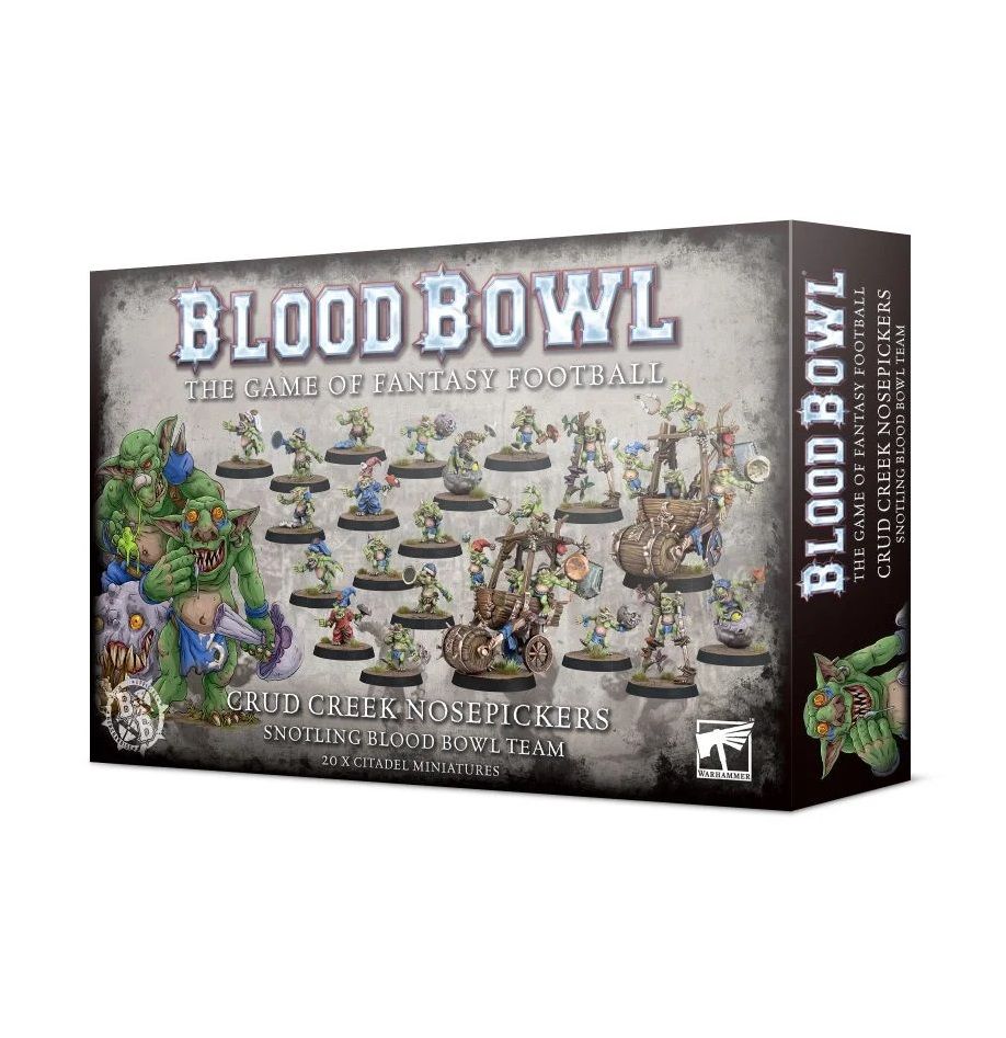 Portada de Blood Bowl (2016 edition): Crud Creek Nosepickers – Snotlings Bowl Team