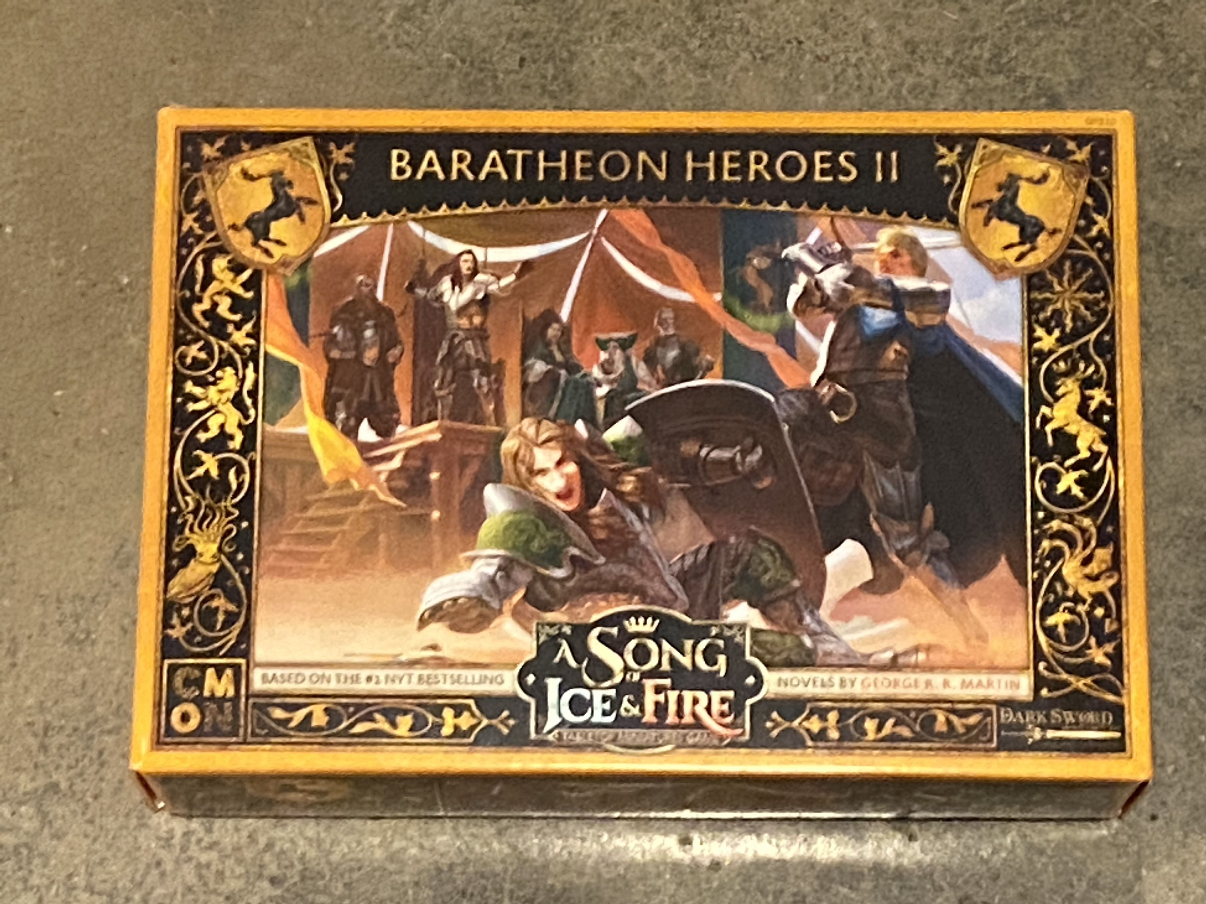 Portada de A Song of Ice & Fire: Tabletop Miniatures Game – Baratheon Heroes II