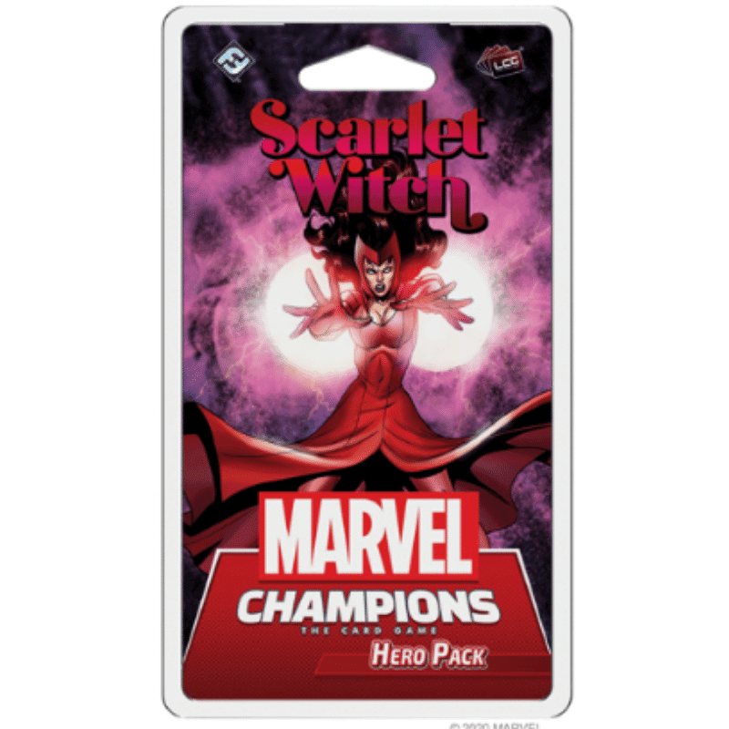 Portada de Marvel Champions: The Card Game – Scarlet Witch Hero Pack