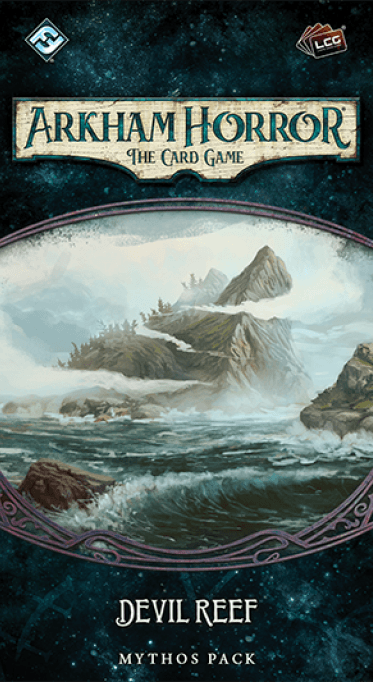 Portada de Arkham Horror: El Juego de Cartas – Arrecife del Diablo: Pack de Mitos