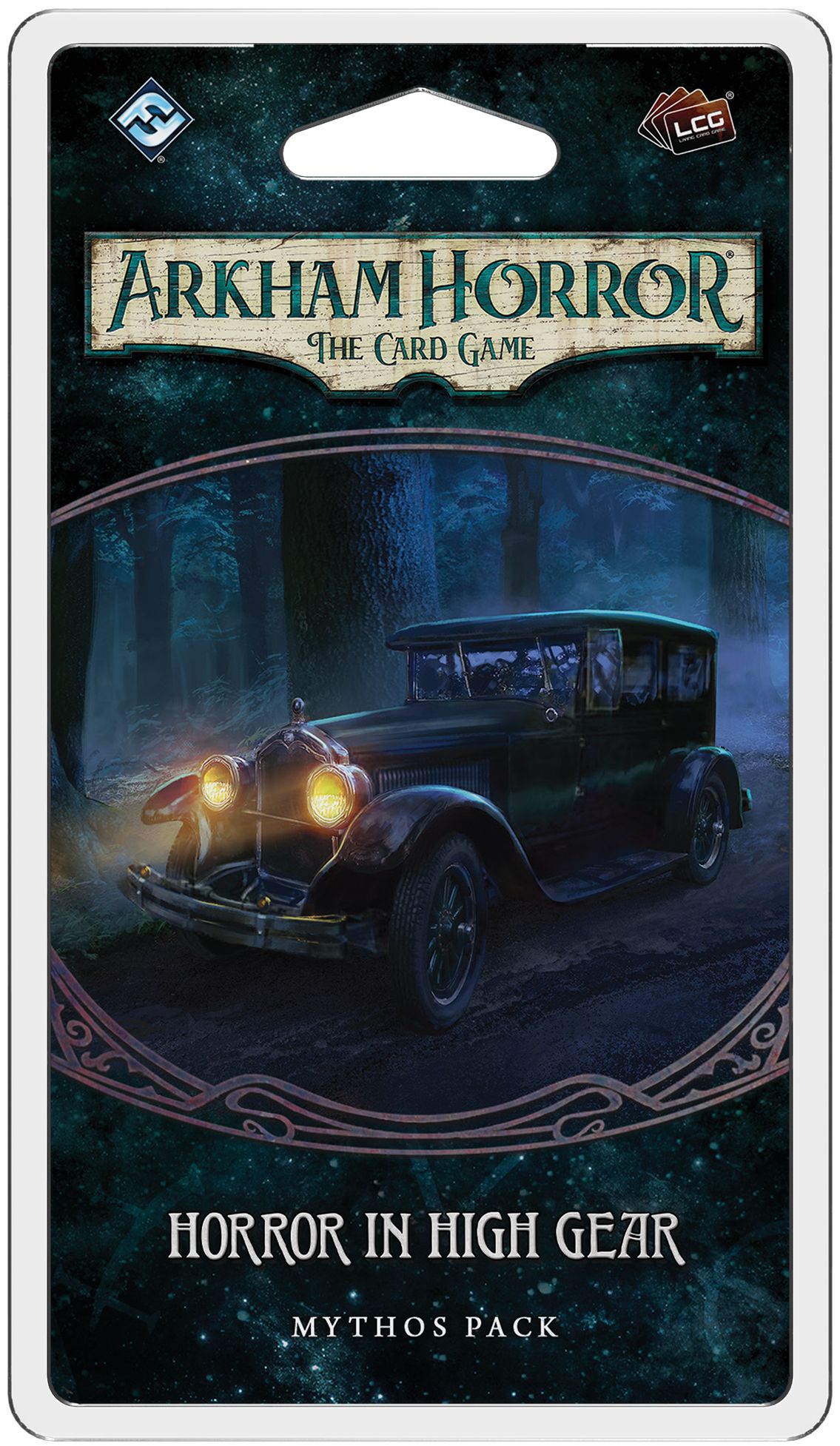 Portada de Arkham Horror: El Juego de Cartas – Horror a Toda Máquina: Pack de Mitos