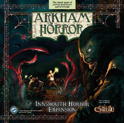 Portada de Arkham Horror: El Horror de Innsmouth