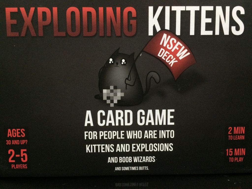 Portada de Exploding Kittens: Edición NSFW