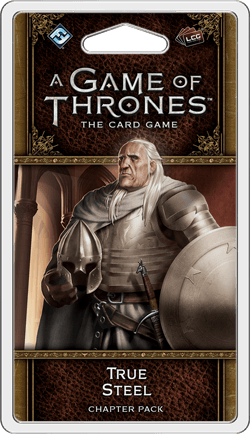 Portada de Juego de tronos: El juego de cartas (Segunda edición) – De auténtico acero