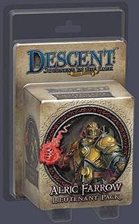 Portada de Descent: Viaje a las Tinieblas (Segunda Edición) – Lugarteniente Alric Farrow