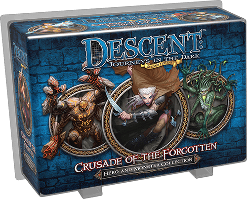 Portada de Descent: Viaje a las Tinieblas (Segunda Edición) – La Cruzada de los Olvidados