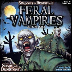 Portada de Shadows of Brimstone: Feral Vampires Mission Pack