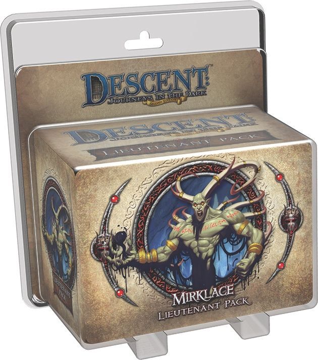 Portada de Descent: Viaje a las Tinieblas (Segunda Edición) – Lugarteniente Gargan Mirklace