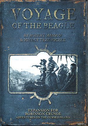 Portada de Robinson Crusoe: Aventuras en la Isla Maldita – El Viaje del Beagle
