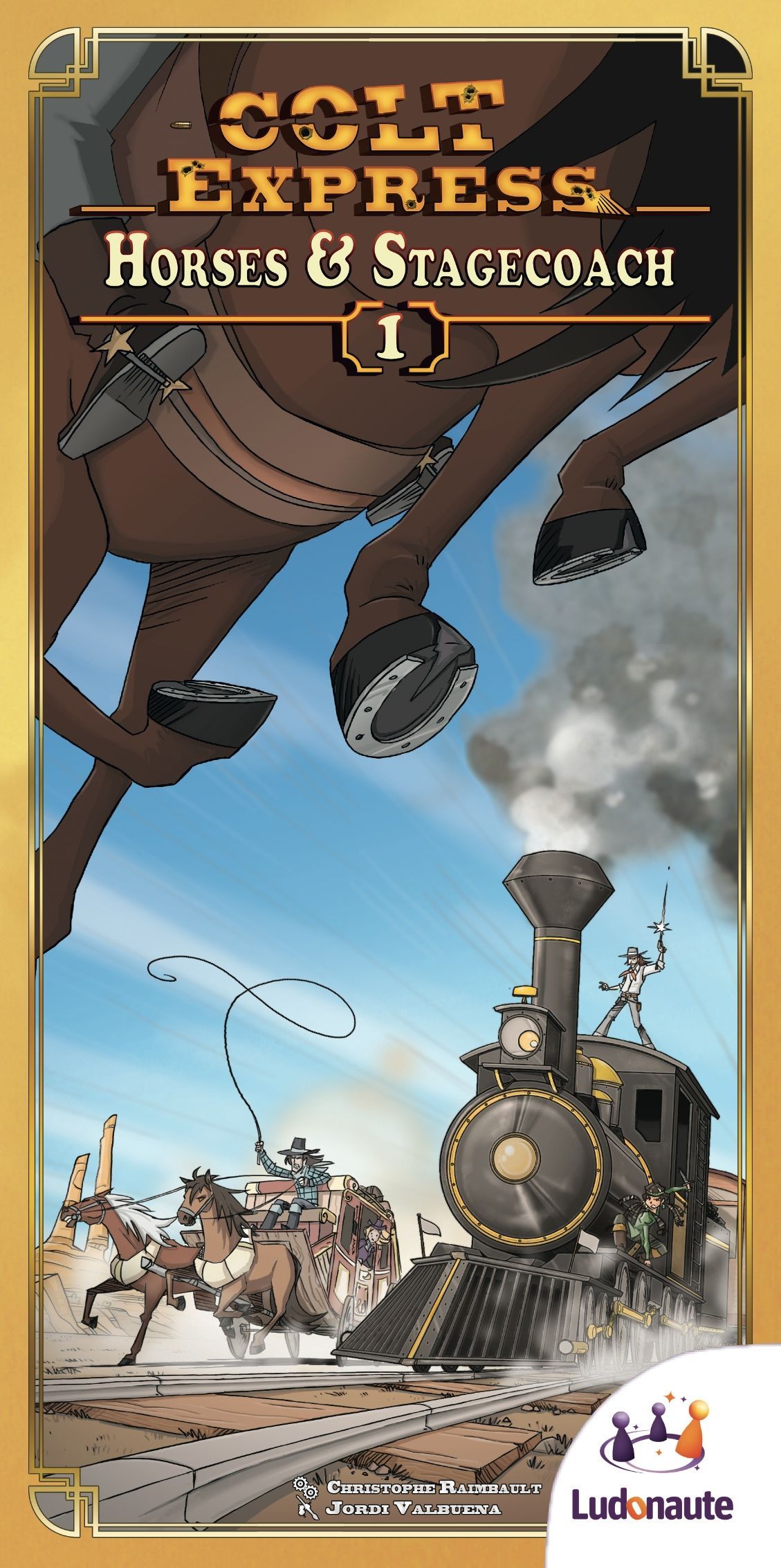 Portada de Colt Express: Caballos y Diligencias