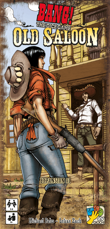 Portada de BANG! El juego de dados: El Viejo Saloon