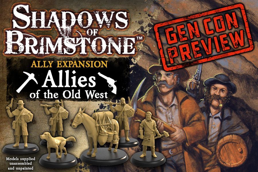 Portada de Shadows of Brimstone: Allies of the Old West