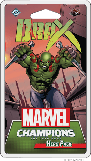Portada de Marvel Champions: El Juego de Cartas – Drax Pack de Héroe