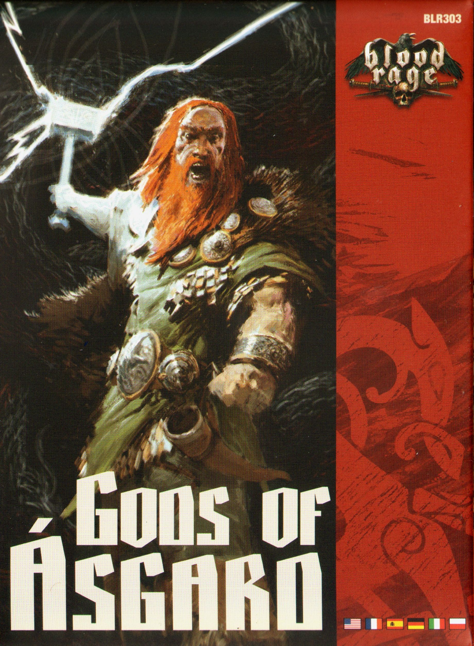 Portada de Blood Rage: Dioses de Ásgard