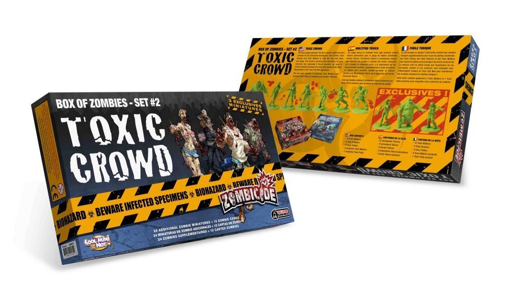 Portada de Zombicide: Box of Zombies – Set #2: Toxic Crowd