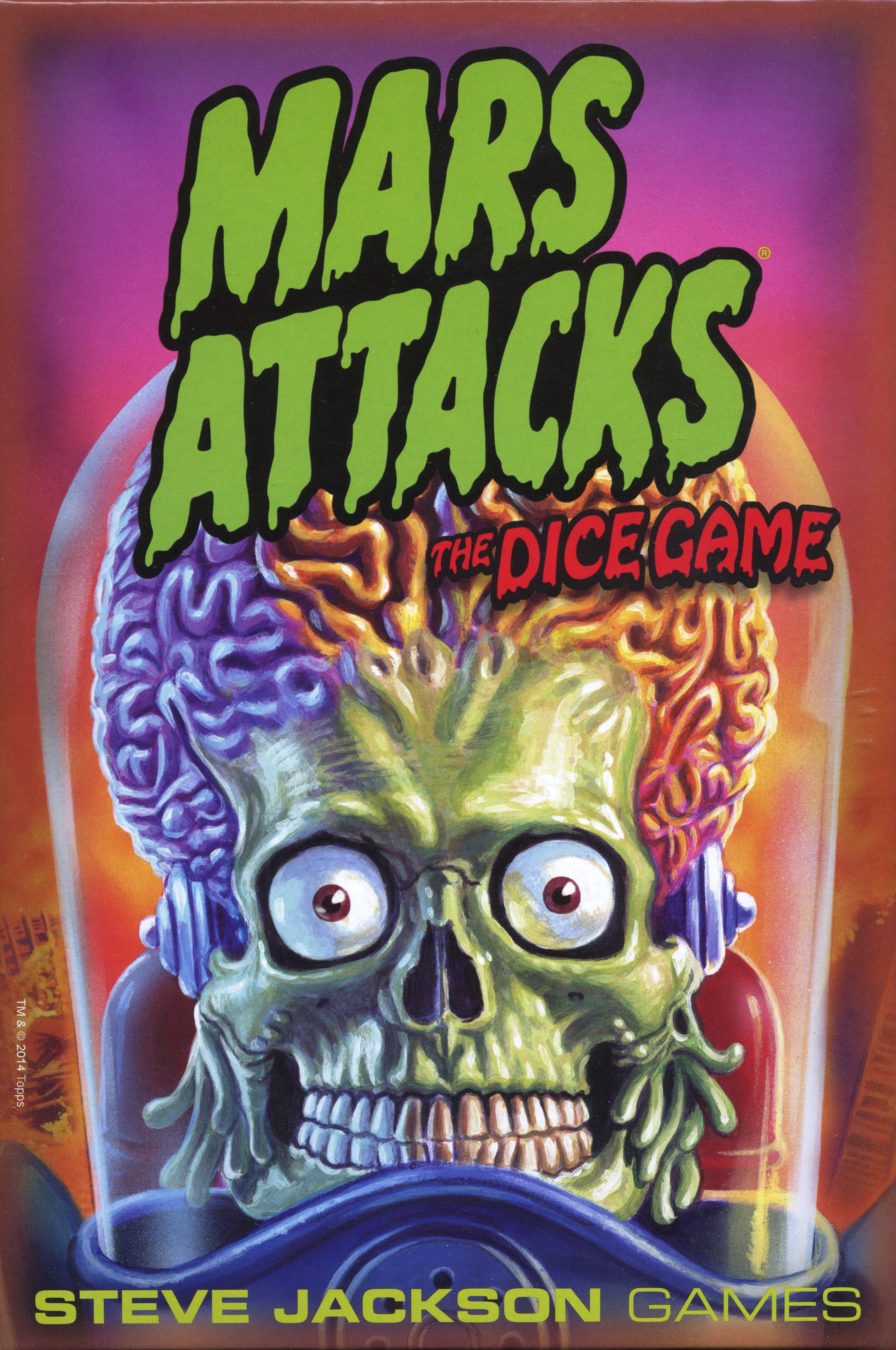 Portada de Mars Attacks: el juego de dados