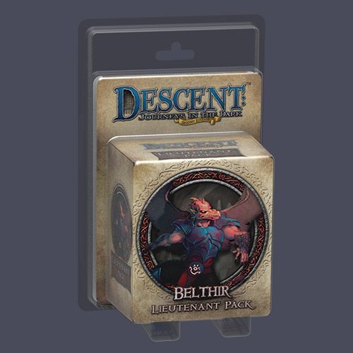 Portada de Descent: Viaje a las Tinieblas (Segunda Edición) – Lugarteniente Belthir