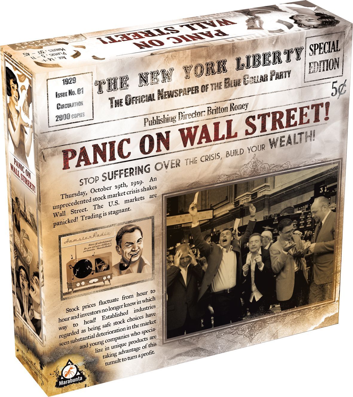 Portada de ¡Pánico en Wall Street!