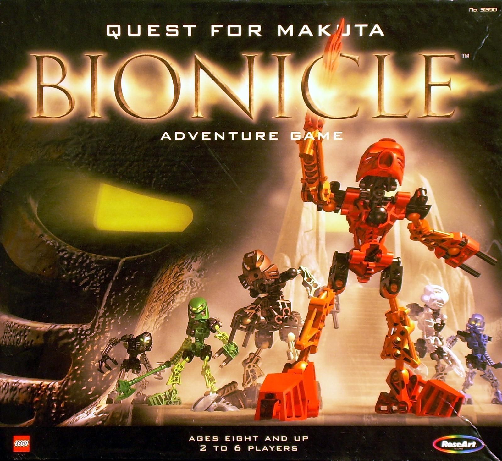 Portada de Bionicle Adventure Game: Quest For Makuta