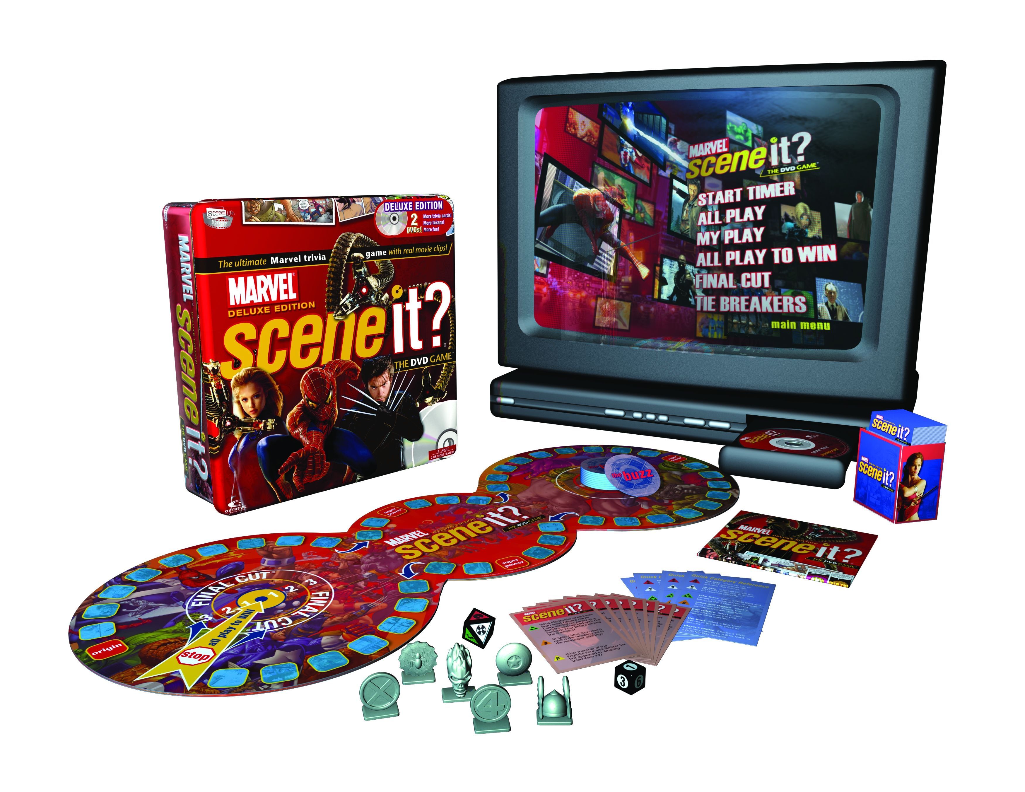 Portada de Scene It? Marvel Deluxe