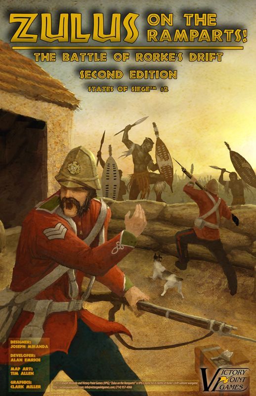 Portada de Zulus on the Ramparts!: The Battle of Rorke's Drift – Second Edition