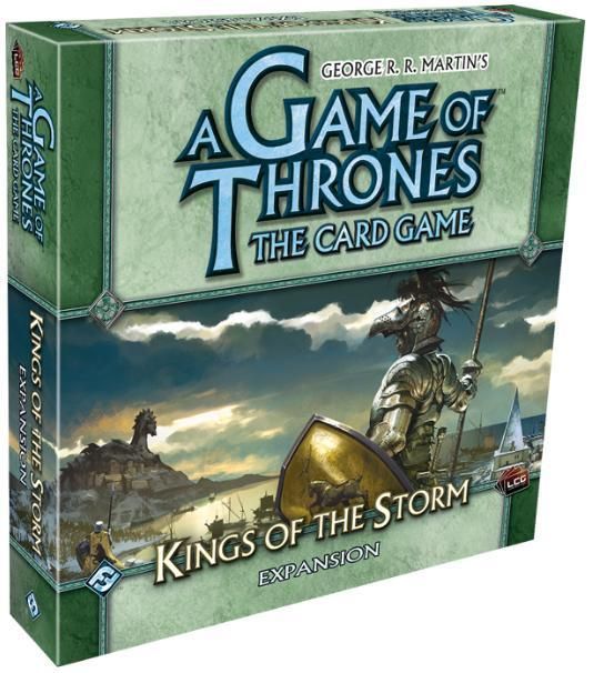 Portada de Juego de Tronos: El Juego de Cartas – Reyes de la Tormenta