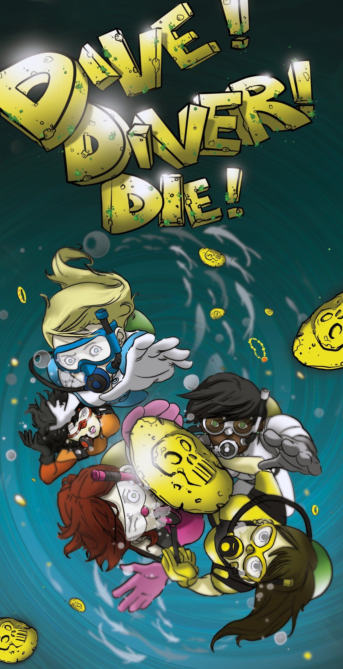 Portada de Dive! Diver! Die!