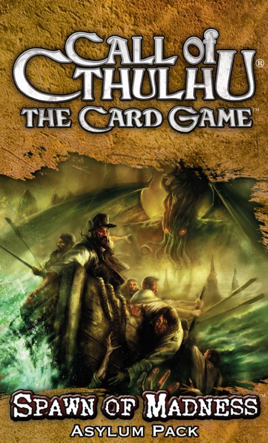 Portada de La Llamada de Cthulhu: El Juego de Cartas – El Engendro de la Locura