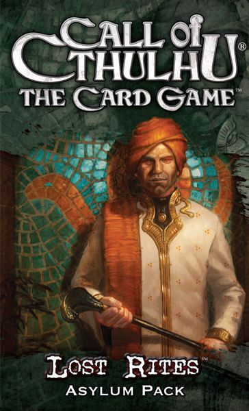 Portada de La Llamada de Cthulhu: El Juego de Cartas – Ritos Perdidos