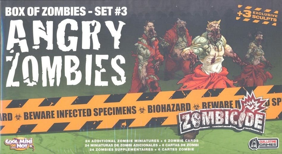 Portada de Zombicide: Box of Zombies – Set #3: Angry Zombies