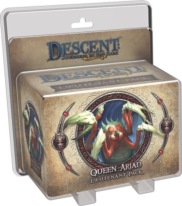 Portada de Descent: Viaje a las Tinieblas (Segunda Edición) – Lugarteniente Reina Ariad