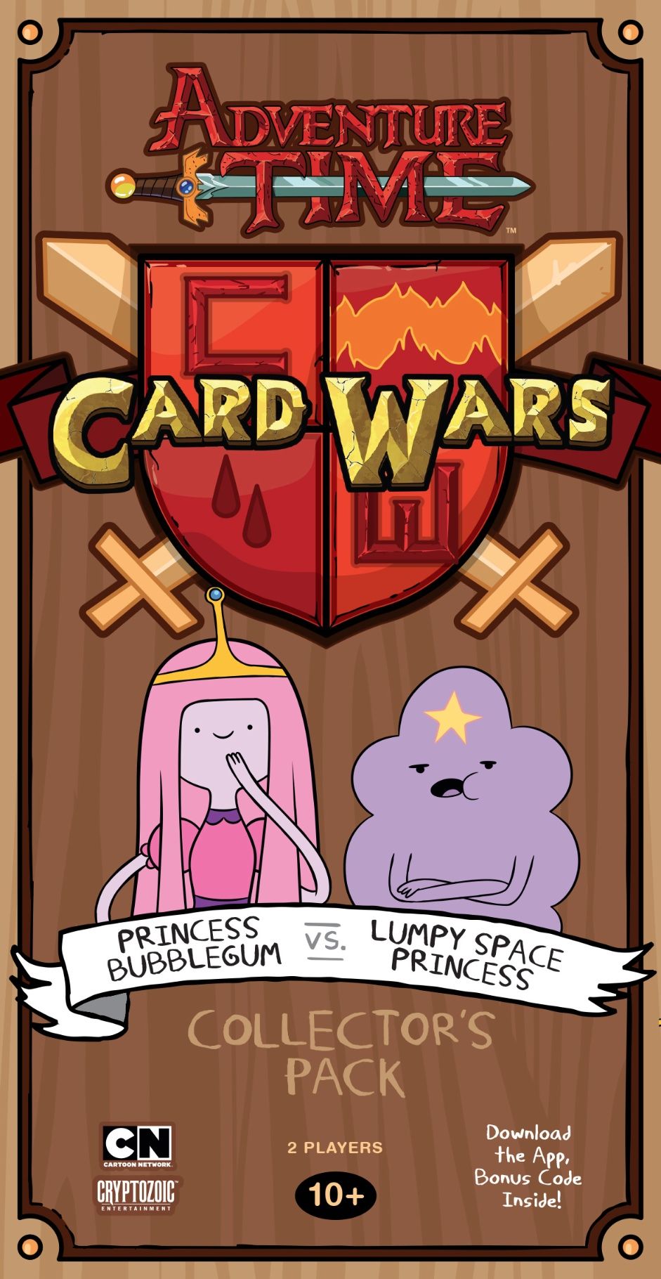 Portada de Hora de Aventuras Card Wars: Princesa Chicle contra Princesa del Espacio Bultos