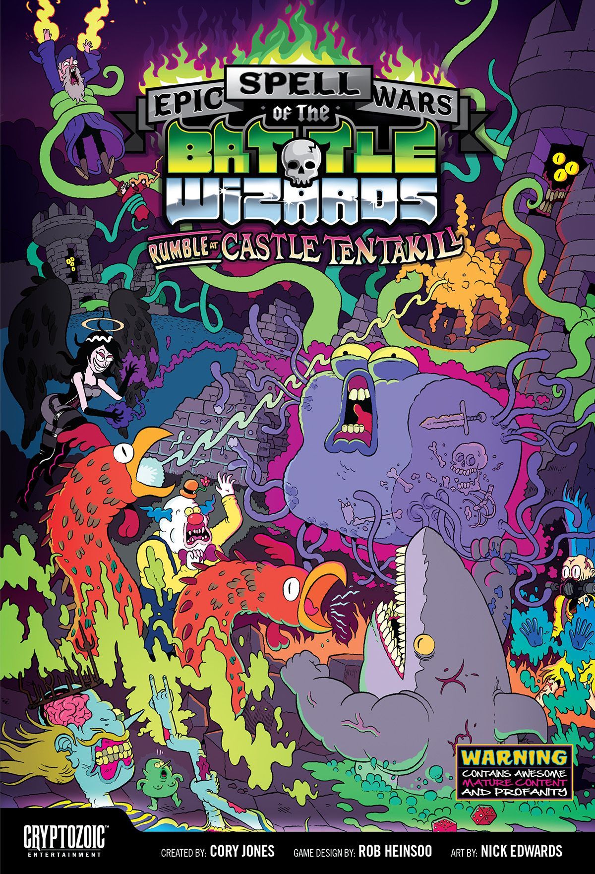 Portada de Epic Spell Wars of the Battle Wizards: Rumble at Castle Tentakill