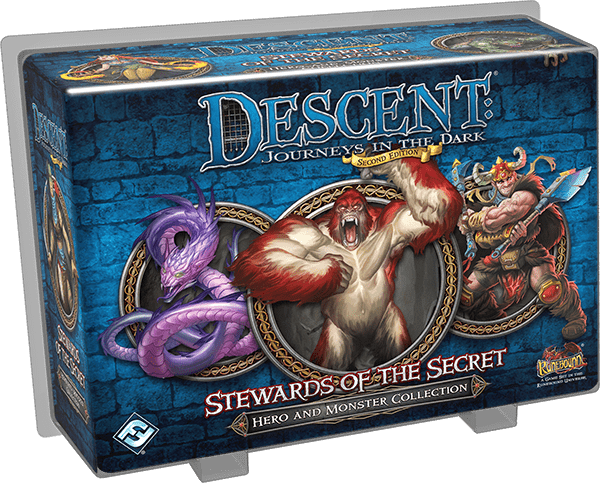 Portada de Descent: Viaje a las Tinieblas (Segunda Edición) –  Senescales del secreto